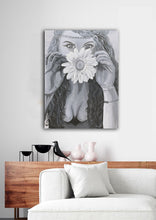 Load image into Gallery viewer, Hippie Girl Original Painting and Prints
